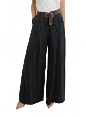 Pantalone palazzo con cintura  "Megan"